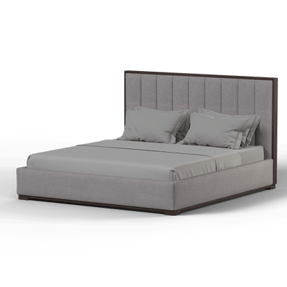 Ava Bed with Framed Vertical Headboard Panels