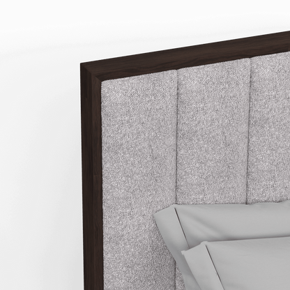 Ava Bed with Framed Vertical Headboard Panels