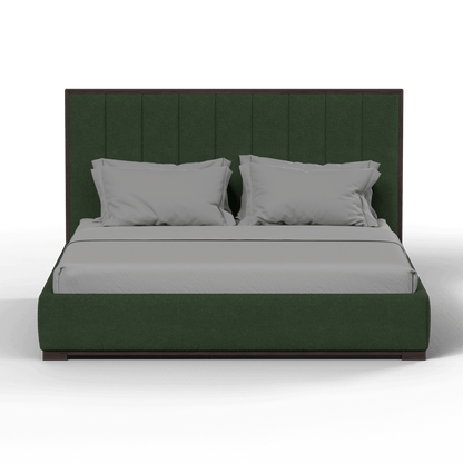 Ava Bed with Framed Vertical Headboard Panels
