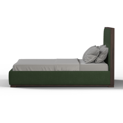 Ava Bed with Framed Vertical Headboard Panels