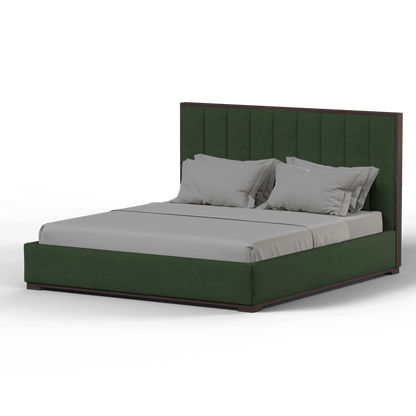 Ava Bed with Framed Vertical Headboard Panels