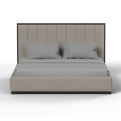 Ava Bed with Framed Vertical Headboard Panels