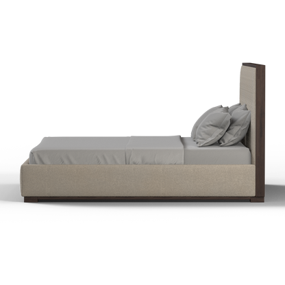 Ava Bed with Framed Vertical Headboard Panels