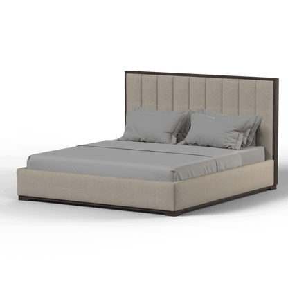 Ava Bed with Framed Vertical Headboard Panels