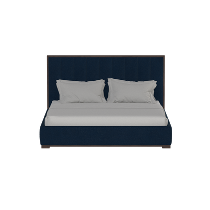 Ava Bed with Framed Vertical Headboard Panels