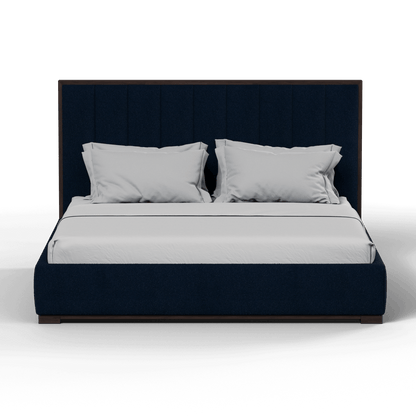 Ava Bed with Framed Vertical Headboard Panels