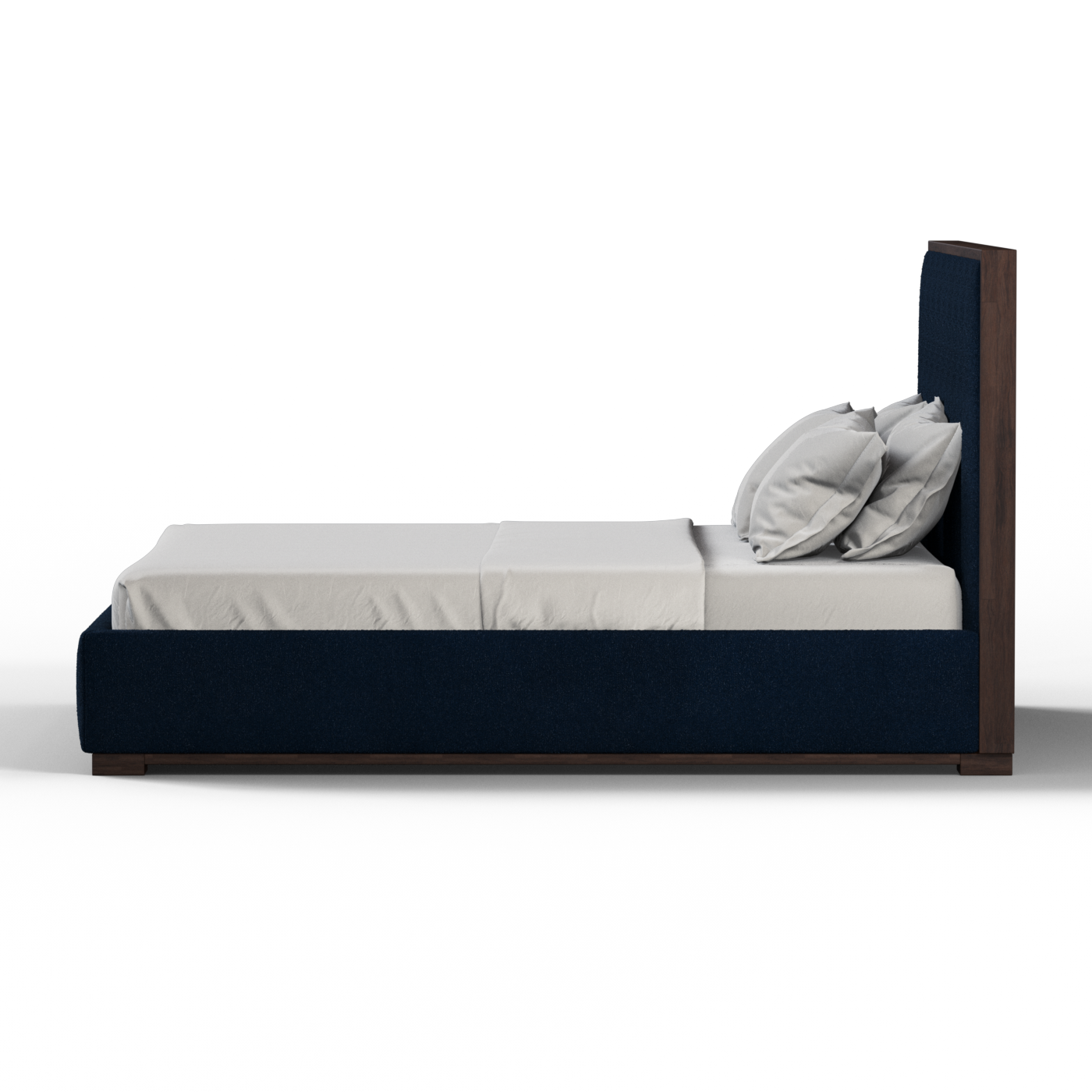 Ava Bed with Framed Vertical Headboard Panels