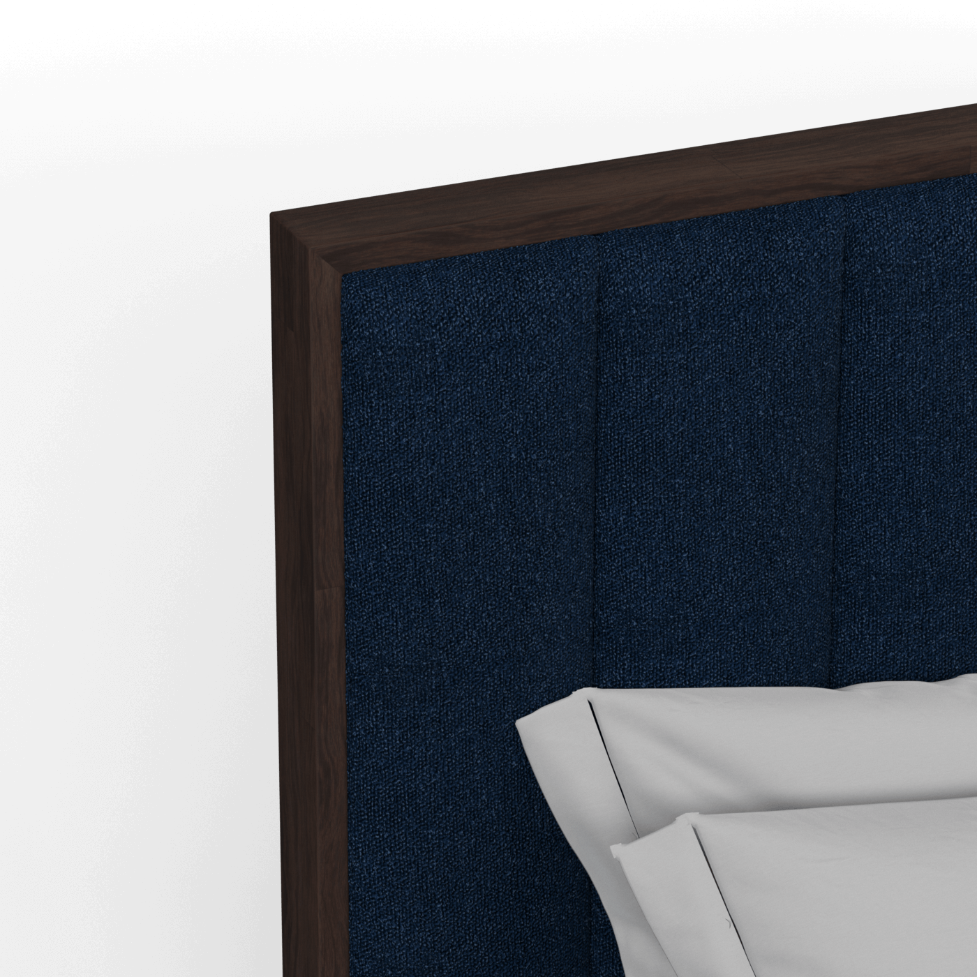 Ava Bed with Framed Vertical Headboard Panels