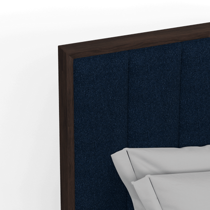 Ava Bed with Framed Vertical Headboard Panels