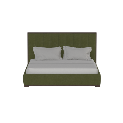 Ava Bed with Framed Vertical Headboard Panels