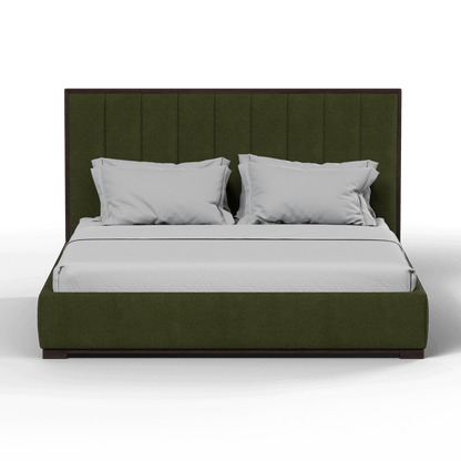 Ava Bed with Framed Vertical Headboard Panels