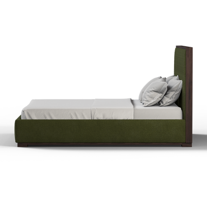 Ava Bed with Framed Vertical Headboard Panels