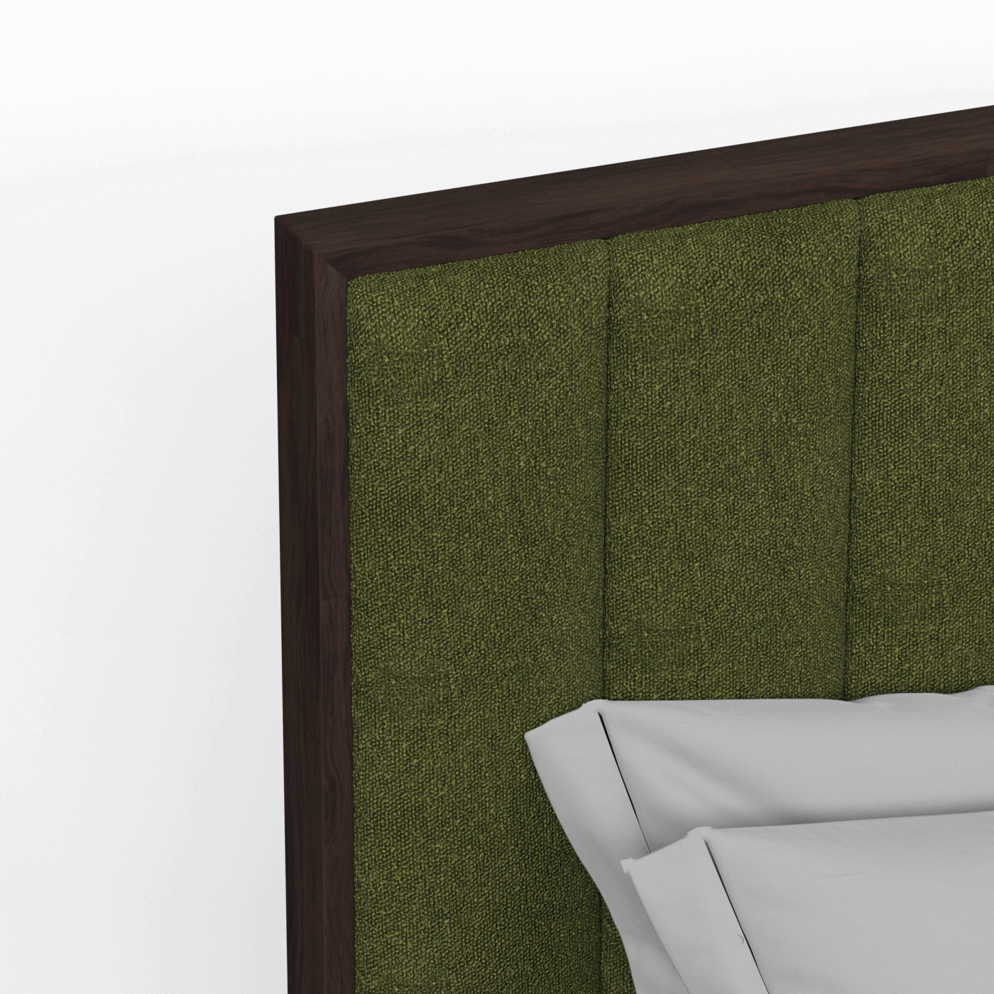 Ava Bed with Framed Vertical Headboard Panels