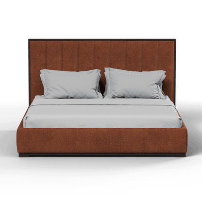Ava Bed with Framed Vertical Headboard Panels