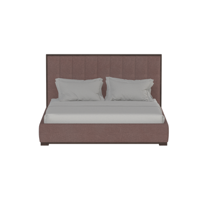 Ava Bed with Framed Vertical Headboard Panels