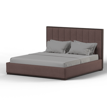Ava Bed with Framed Vertical Headboard Panels