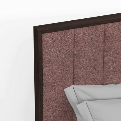 Ava Bed with Framed Vertical Headboard Panels