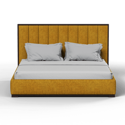 Ava Bed with Framed Vertical Headboard Panels