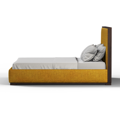 Ava Bed with Framed Vertical Headboard Panels