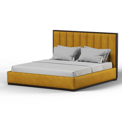 Ava Bed with Framed Vertical Headboard Panels