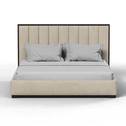 Ava Bed with Framed Vertical Headboard Panels