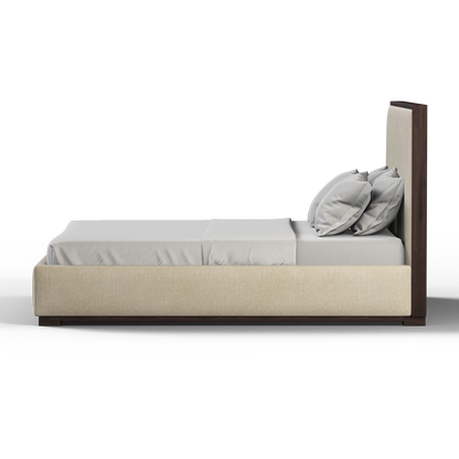 Ava Bed with Framed Vertical Headboard Panels
