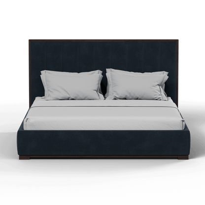 Ava Bed with Framed Vertical Headboard Panels