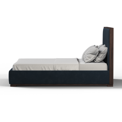 Ava Bed with Framed Vertical Headboard Panels