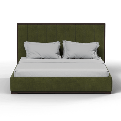 Ava Bed with Framed Vertical Headboard Panels
