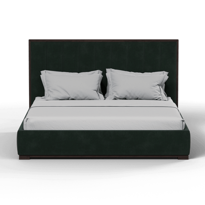 Ava Bed with Framed Vertical Headboard Panels