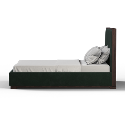 Ava Bed with Framed Vertical Headboard Panels