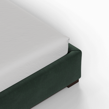 Ava Bed with Framed Vertical Headboard Panels