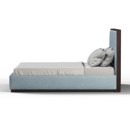 Ava Bed with Framed Vertical Headboard Panels
