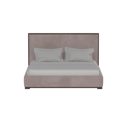Ava Bed with Framed Vertical Headboard Panels