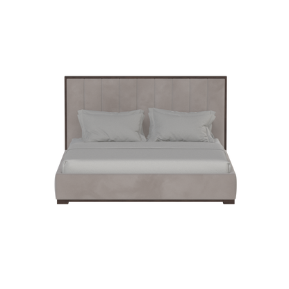 Ava Bed with Framed Vertical Headboard Panels