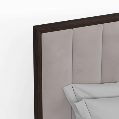 Ava Bed with Framed Vertical Headboard Panels
