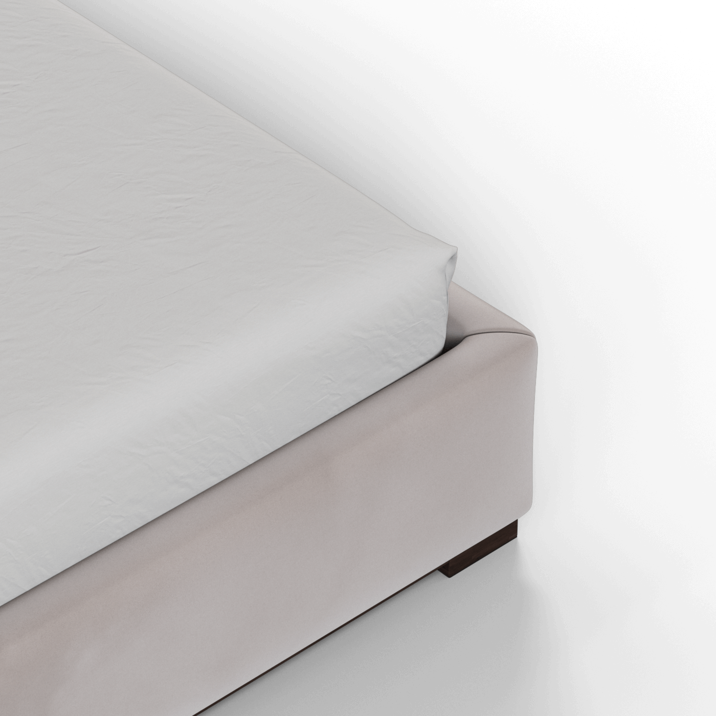 Ava Bed with Framed Vertical Headboard Panels
