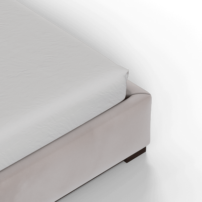 Ava Bed with Framed Vertical Headboard Panels