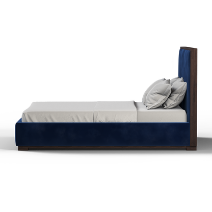 Ava Bed with Framed Vertical Headboard Panels