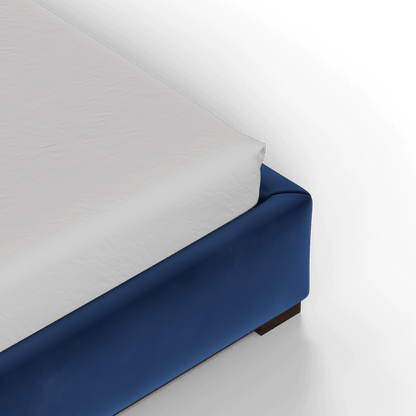 Ava Bed with Framed Vertical Headboard Panels