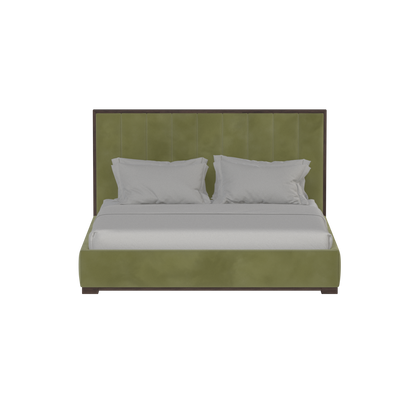 Ava Bed with Framed Vertical Headboard Panels