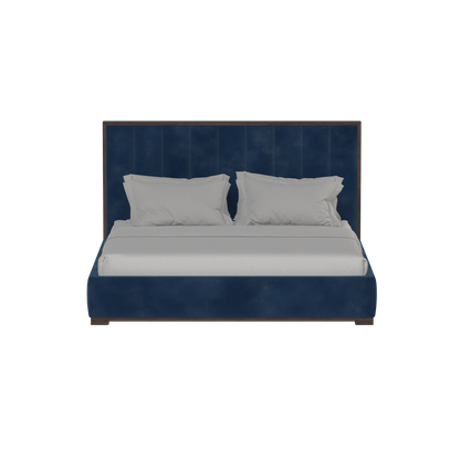 Ava Bed with Framed Vertical Headboard Panels