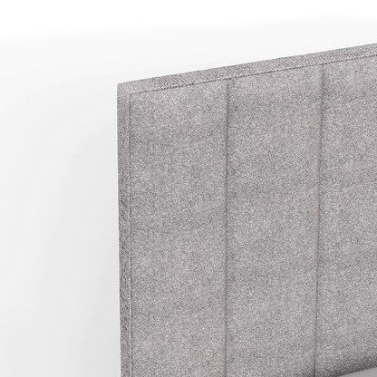 Ava High Headboard Bed in Luxe Fabric