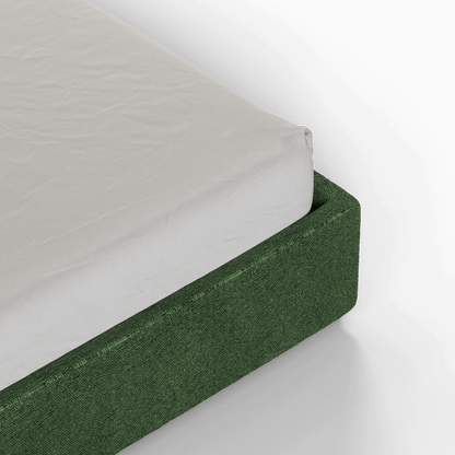 Ava High Headboard Bed in Luxe Fabric