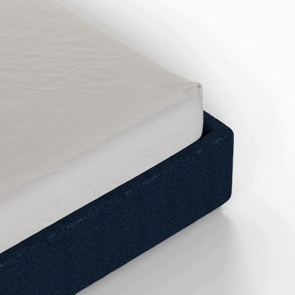 Ava High Headboard Bed in Luxe Fabric