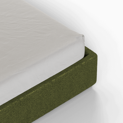 Ava High Headboard Bed in Luxe Fabric