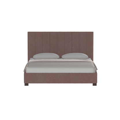 Ava High Headboard Bed in Luxe Fabric