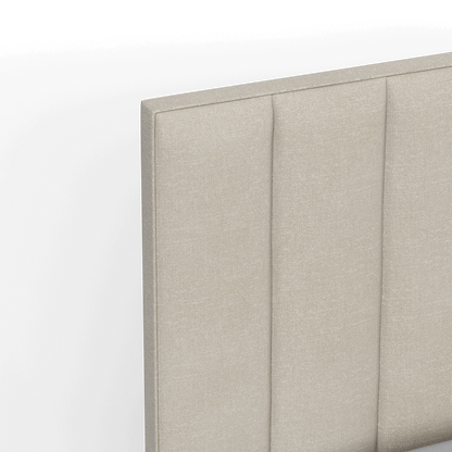 Ava High Headboard Bed in Luxe Fabric