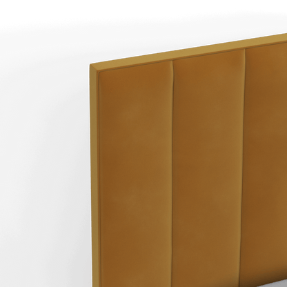Ava High Headboard Bed in Luxe Fabric