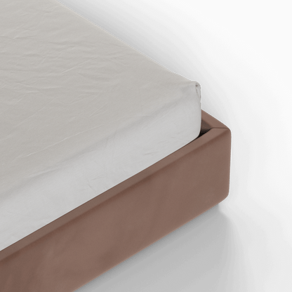 Ava High Headboard Bed in Luxe Fabric